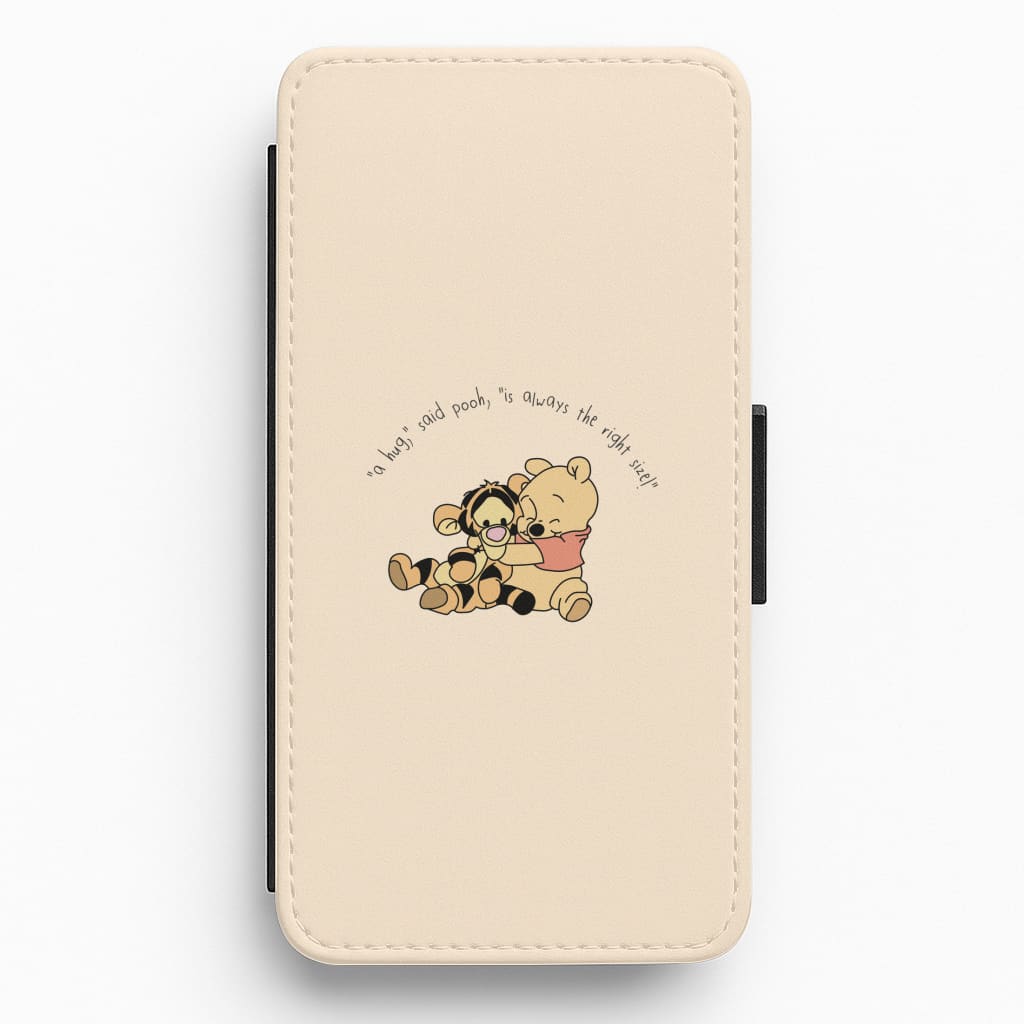 A Hug Said Pooh - Winnie Flip / Wallet Phone Case