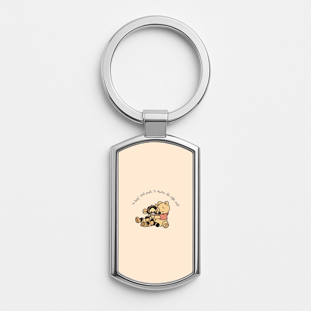 A Hug Said Pooh - Winnie Luxury Keyring