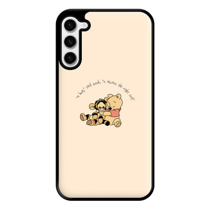 A Hug Said Pooh - Winnie Phone Case for Galaxy S23 Plus