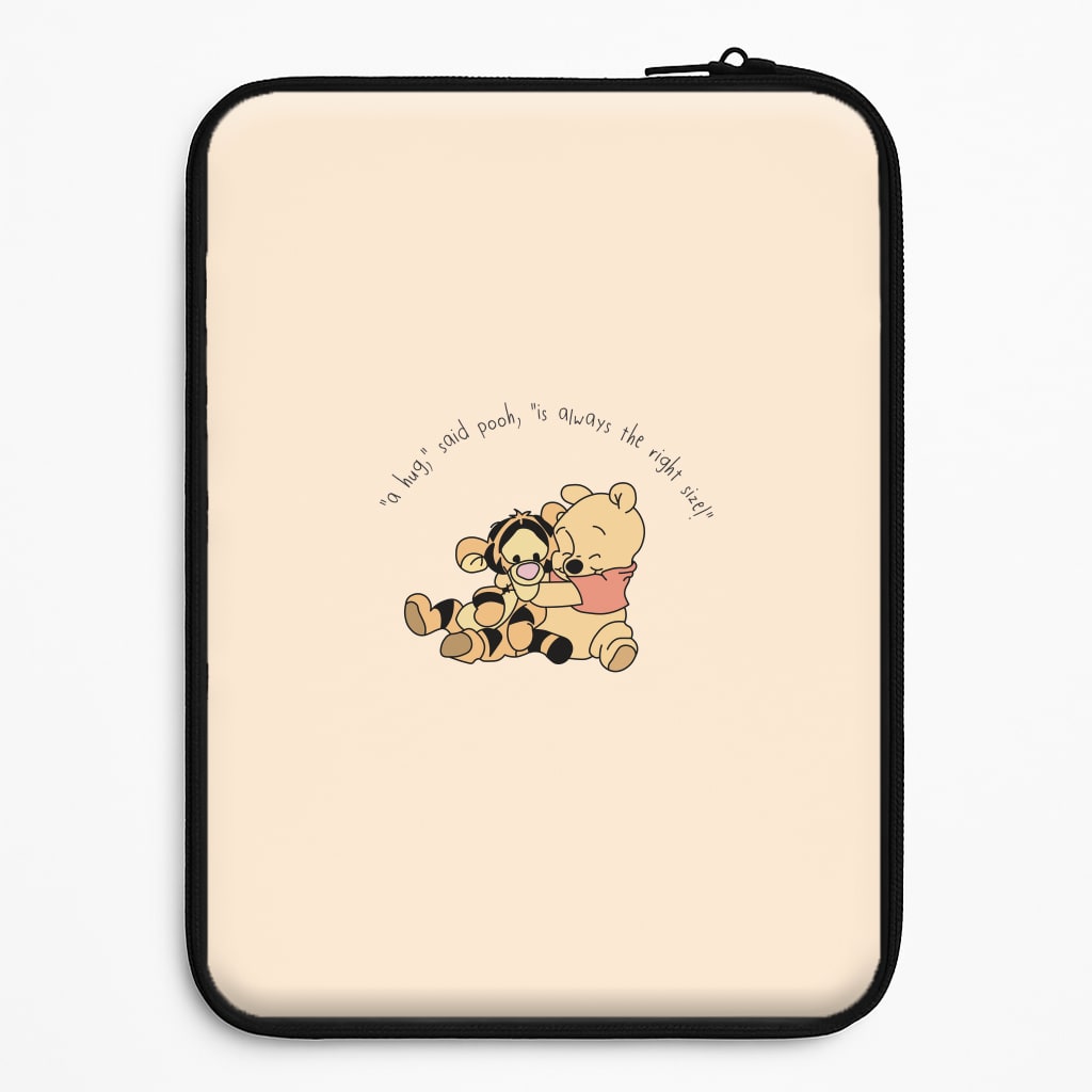 A Hug Said Pooh - Winnie Laptop Sleeve