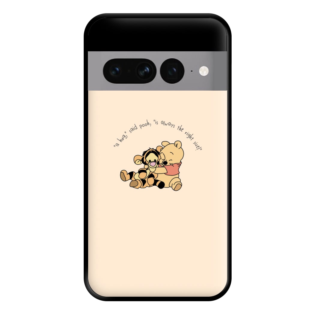 A Hug Said Pooh - Winnie Phone Case for Google Pixel 7 Pro