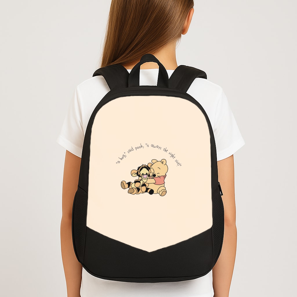 A Hug Said Pooh - Winnie School Bag
