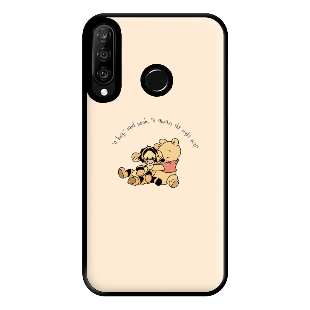 A Hug Said Pooh - Winnie Phone Case for Huawei P30 Lite