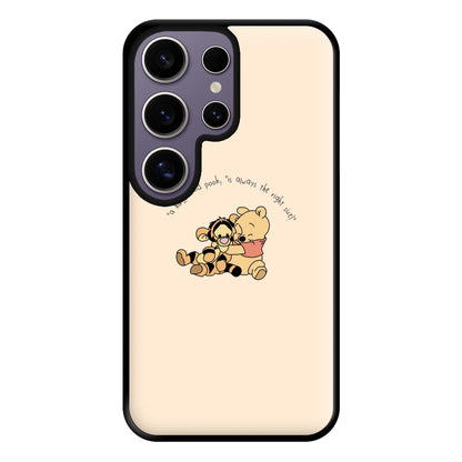 A Hug Said Pooh - Winnie Phone Case for Galaxy S25 Ultra