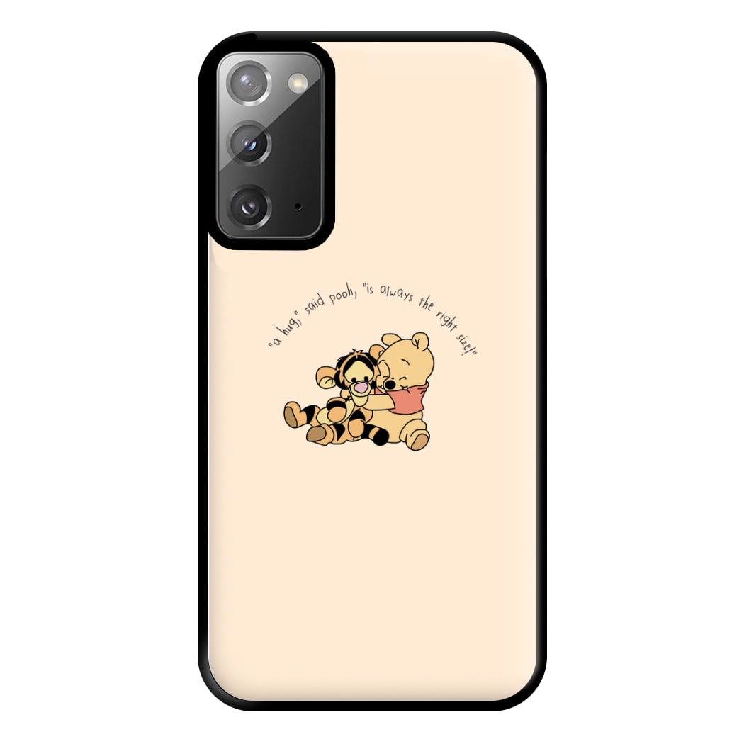 A Hug Said Pooh - Winnie Phone Case for Galaxy Note 20 Ultra