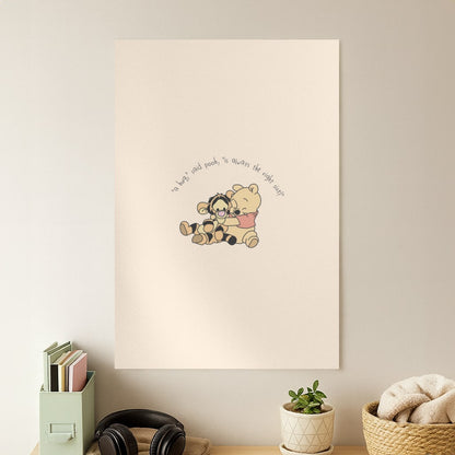 A Hug Said Pooh - Winnie Poster
