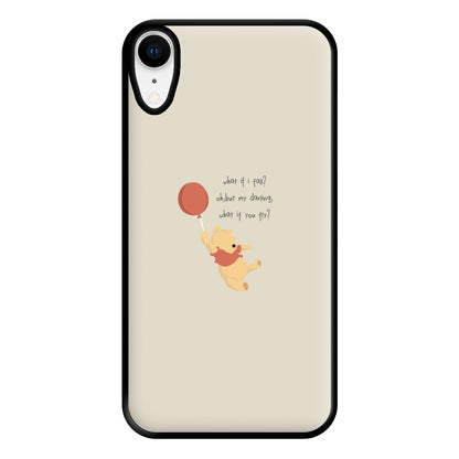 What If I Fail - Winnie Phone Case for iPhone XR