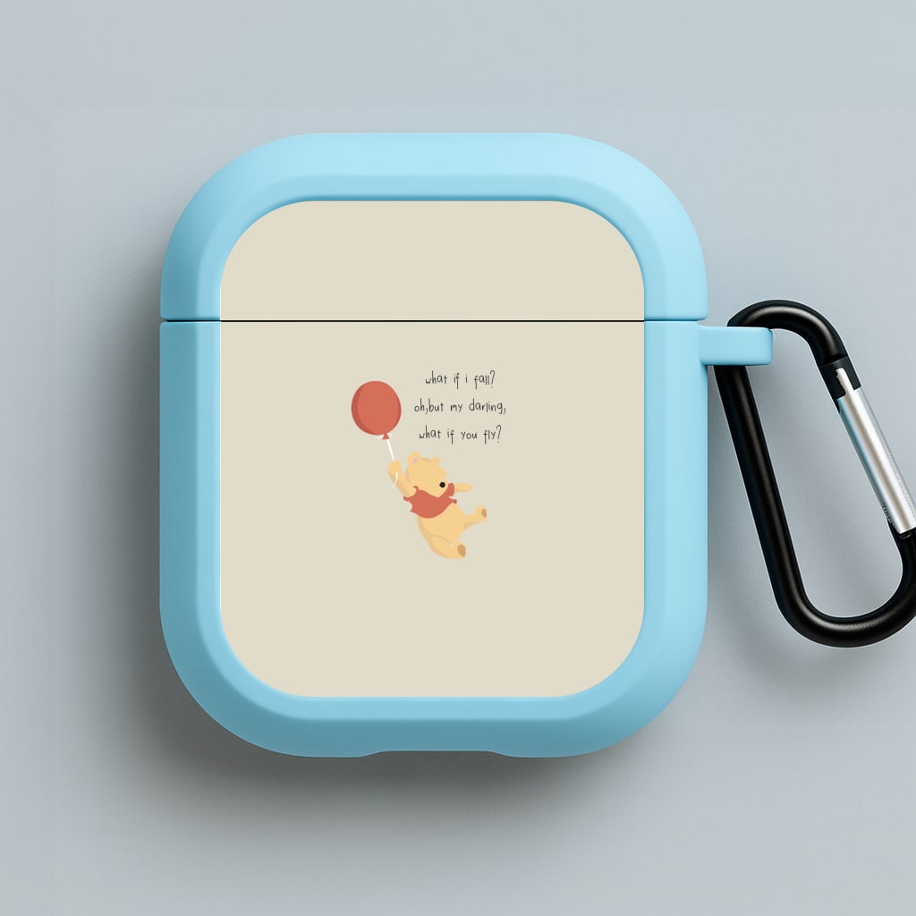 What If I Fail - Winnie Blue AirPods Case