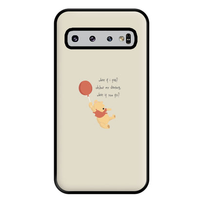 What If I Fail - Winnie Phone Case for Galaxy S10 Plus