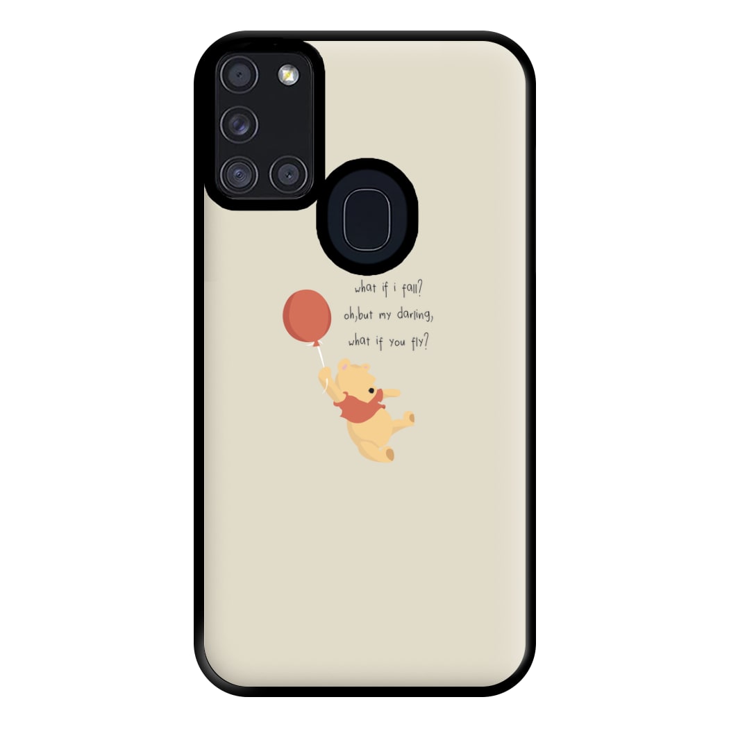 What If I Fail - Winnie Phone Case for Galaxy A21s