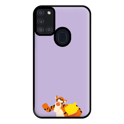 Tiger and Winnie - Winnie Phone Case for Galaxy A21s