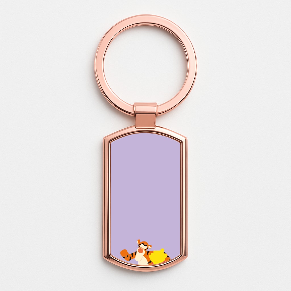Tiger and Winnie - Winnie Rose Gold Keyring