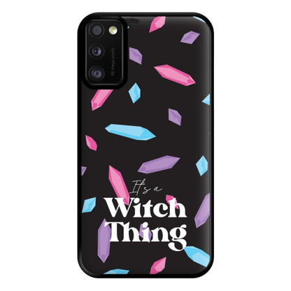 It's A Witch Thing Pattern Phone Case for Galaxy A41