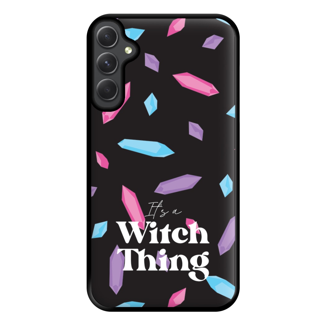 It's A Witch Thing Pattern Phone Case for Galaxy A14