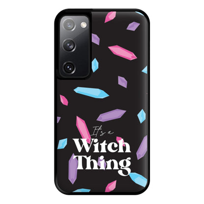 It's A Witch Thing Pattern Phone Case for Galaxy S20