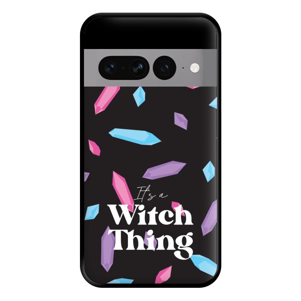 It's A Witch Thing Pattern Phone Case for Google Pixel 7 Pro