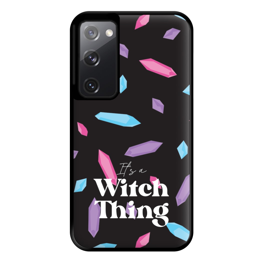 It's A Witch Thing Pattern Phone Case for Galaxy S20FE
