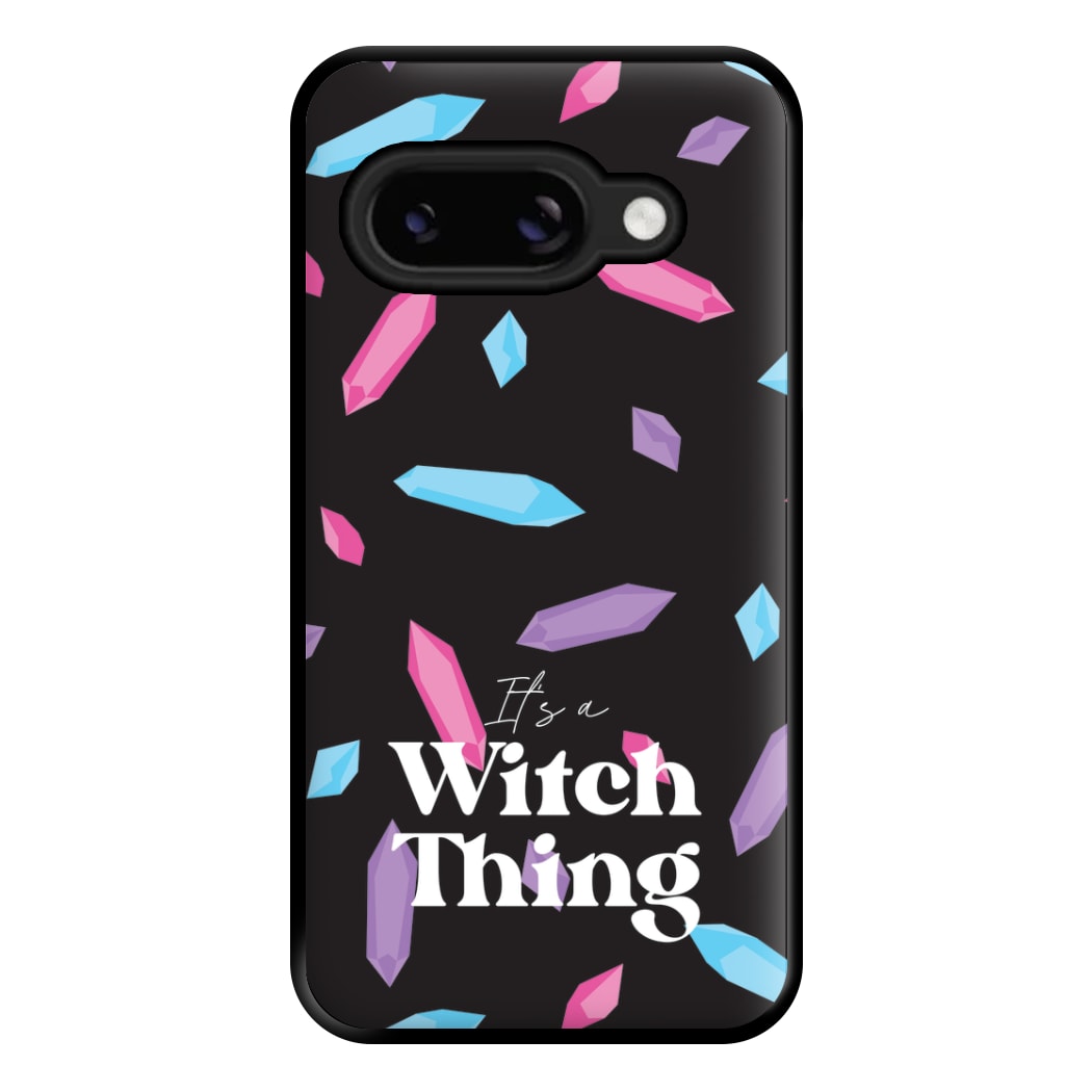 It's A Witch Thing Pattern Phone Case for Google Pixel 8a