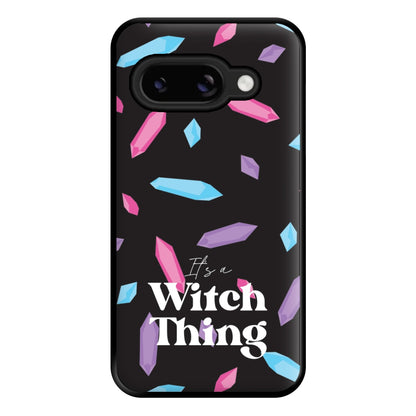 It's A Witch Thing Pattern Phone Case for Google Pixel 8a