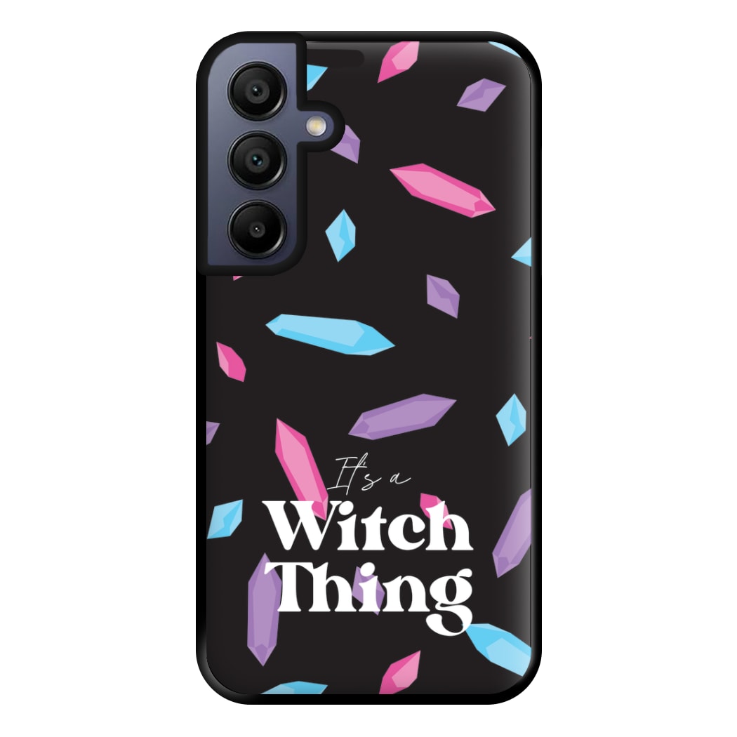It's A Witch Thing Pattern Phone Case for Galaxy A16