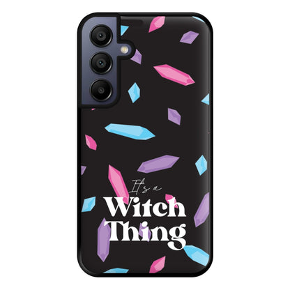 It's A Witch Thing Pattern Phone Case for Galaxy A16