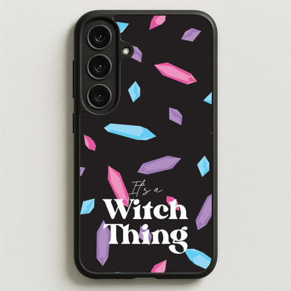 It's A Witch Thing Pattern Phone Case for Galaxy S25FE