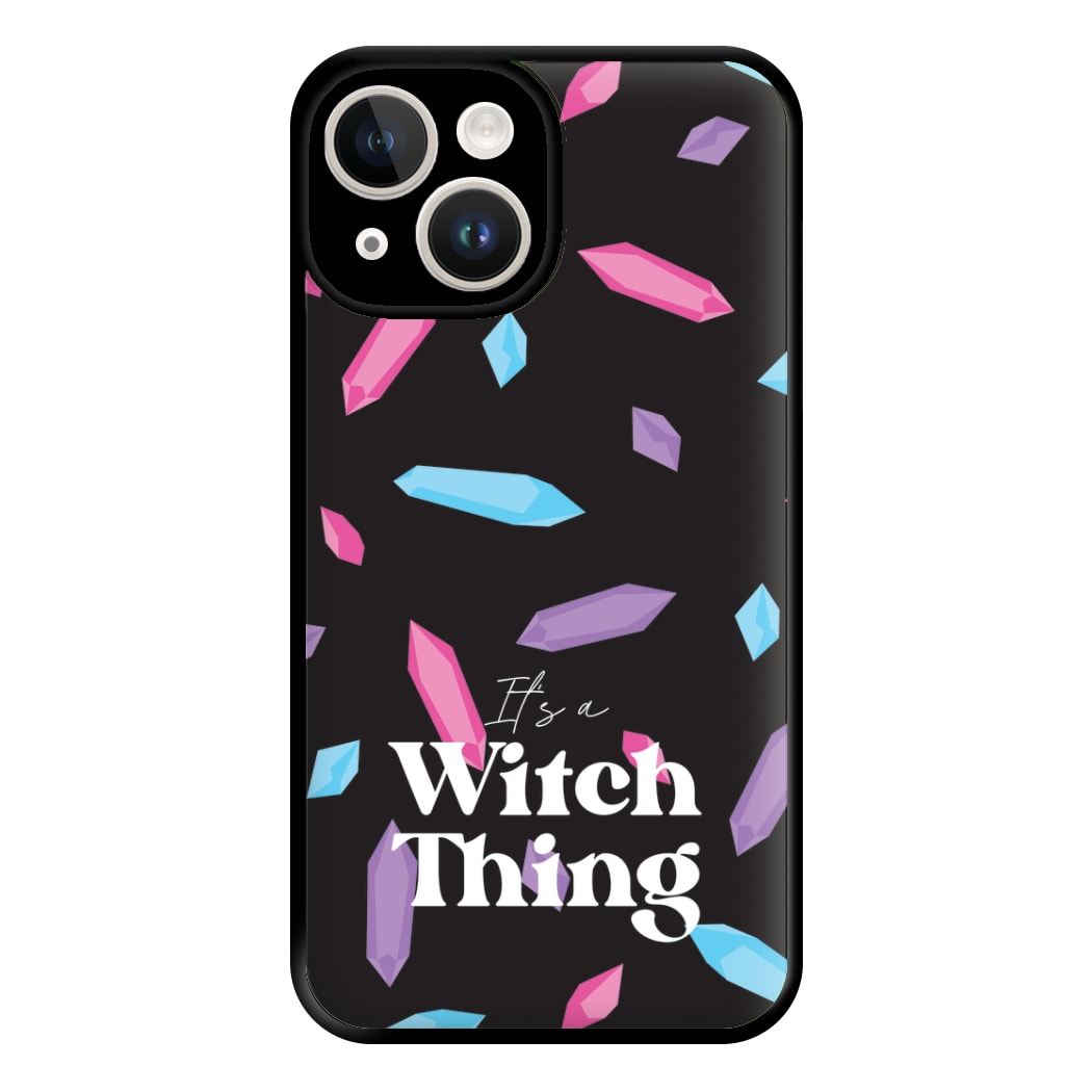 It's A Witch Thing Pattern Phone Case for iPhone 14
