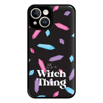 It's A Witch Thing Pattern Phone Case for iPhone 14