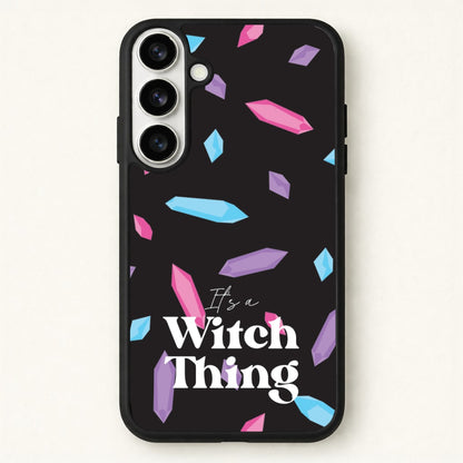 It's A Witch Thing Pattern Phone Case for Galaxy S26