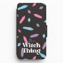 It's A Witch Thing Pattern Flip / Wallet Phone Case
