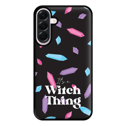 It's A Witch Thing Pattern Phone Case for Galaxy A36