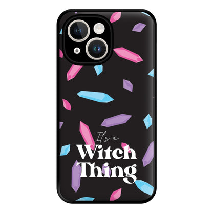 It's A Witch Thing Pattern Phone Case for iPhone 14 Plus