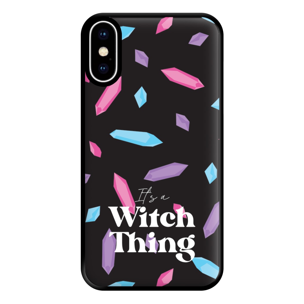 It's A Witch Thing Pattern Phone Case for iPhone XS Max