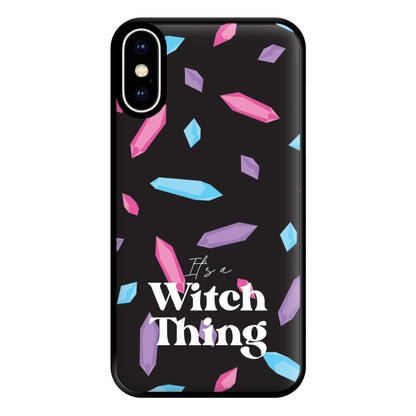 It's A Witch Thing Pattern Phone Case for iPhone XS Max