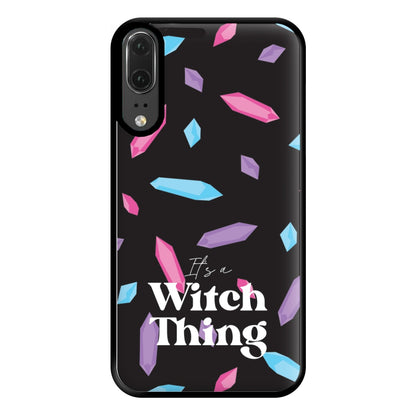 It's A Witch Thing Pattern Phone Case for Huawei P20