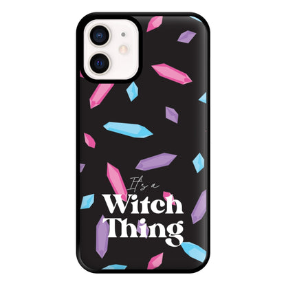 It's A Witch Thing Pattern Phone Case for iPhone 12 Mini