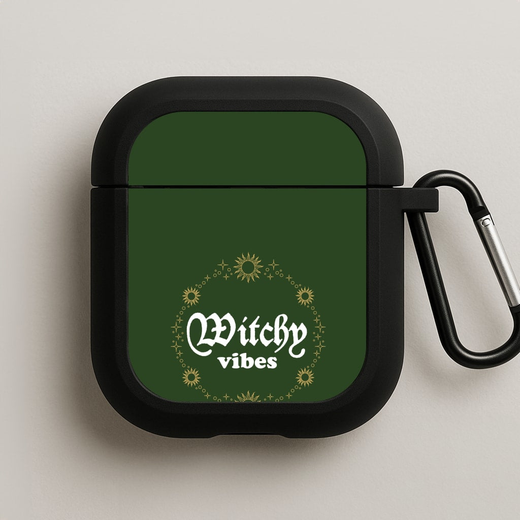 Witchy Vibes Green AirPods Case