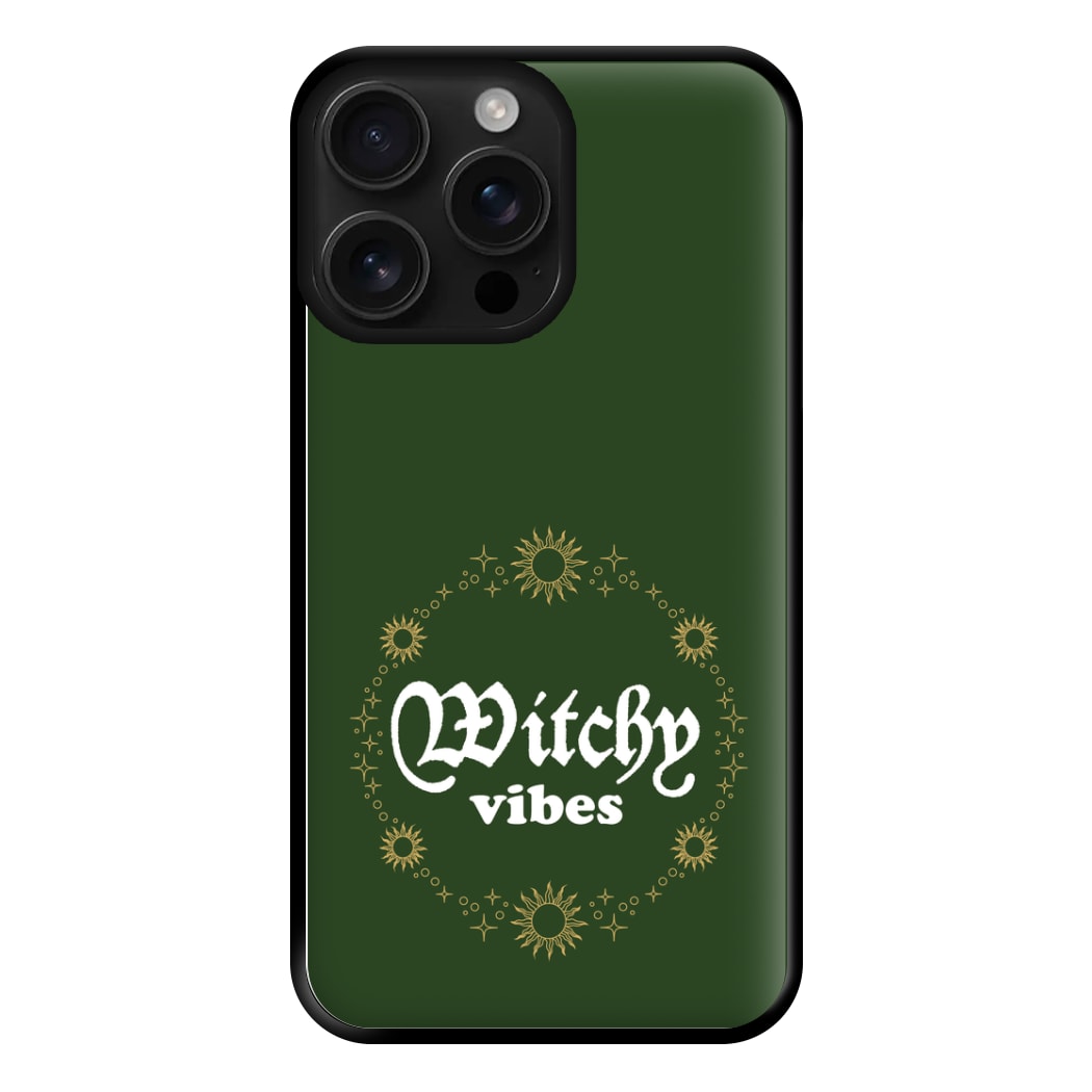 Witchy Vibes Green Phone Case for iPhone 16 Pro Max