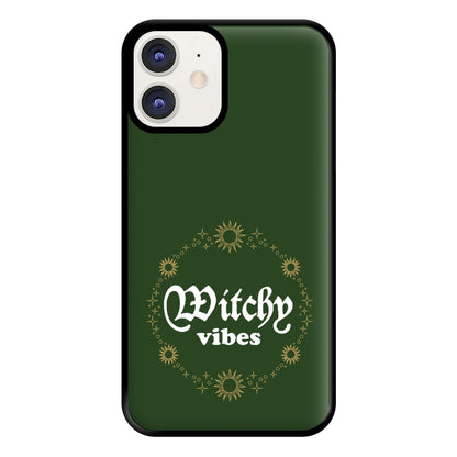Witchy Vibes Green Phone Case for iPhone 12 / 12 Pro
