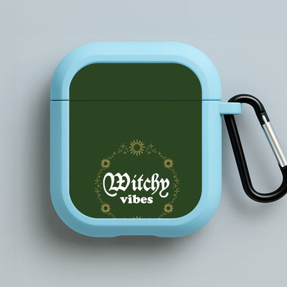 Witchy Vibes Green Blue AirPods Case