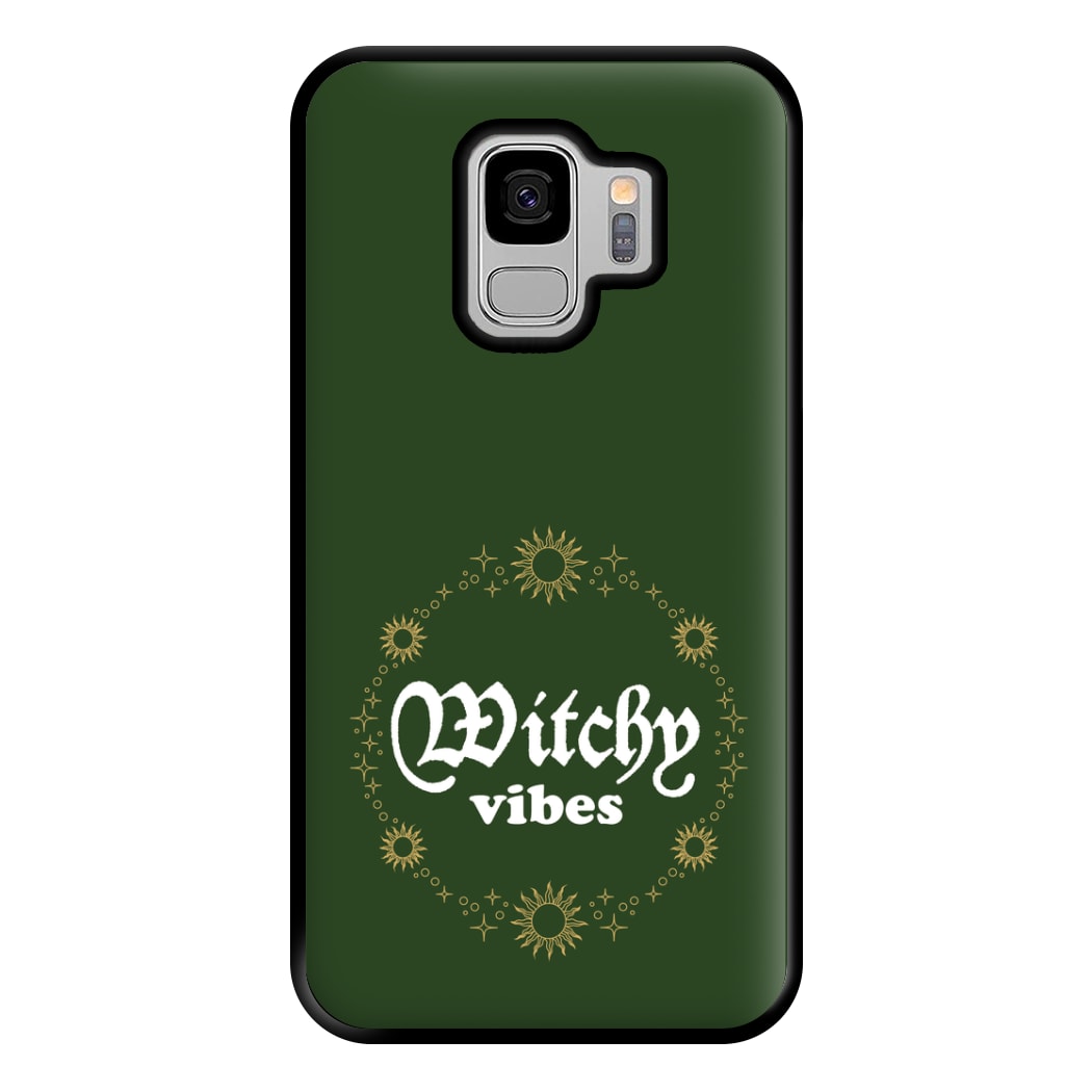 Witchy Vibes Green Phone Case for Galaxy S9 Plus
