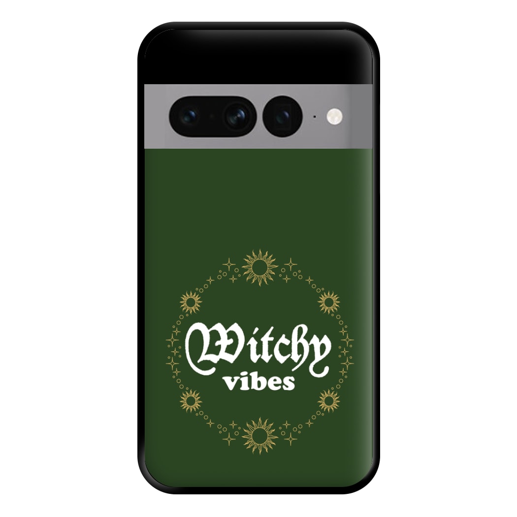 Witchy Vibes Green Phone Case for Google Pixel 7 Pro