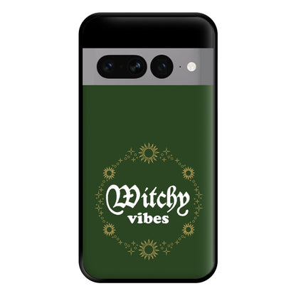 Witchy Vibes Green Phone Case for Google Pixel 7 Pro