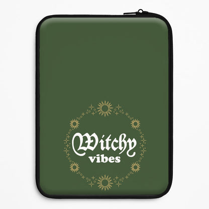 Witchy Vibes Green Universal Laptop Sleeve