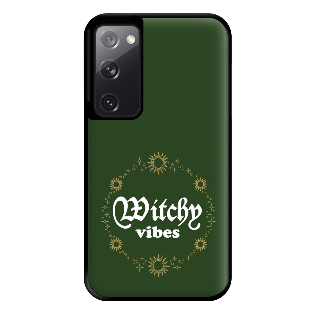 Witchy Vibes Green Phone Case for Galaxy S20FE