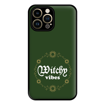 Witchy Vibes Green Phone Case for iPhone 14 Pro Max