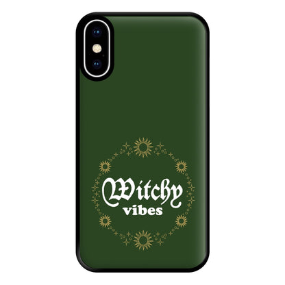 Witchy Vibes Green Phone Case for iPhone XS Max