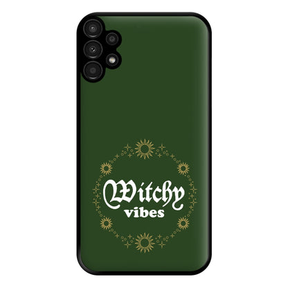 Witchy Vibes Green Phone Case for Galaxy A13