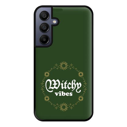 Witchy Vibes Green Phone Case for Galaxy A16