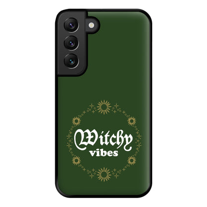 Witchy Vibes Green Phone Case for Galaxy S22 Plus